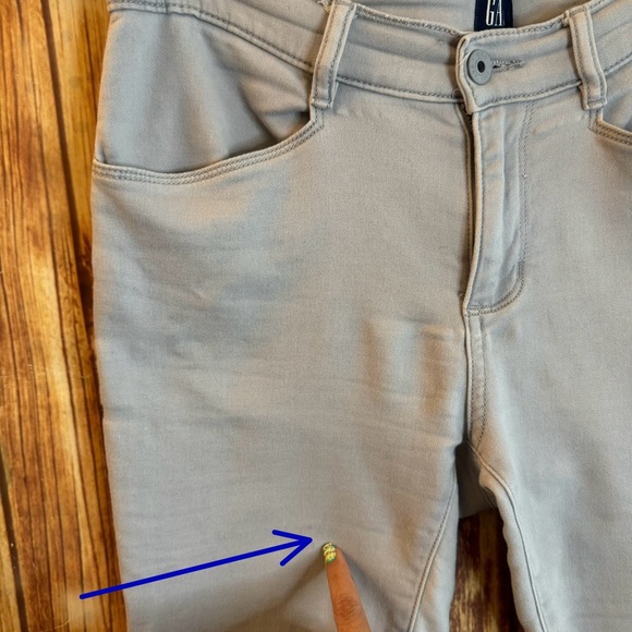 Gap Women’s Light Grey Mid Rise Skinny Pants Size 4 - Picture 10 of 11